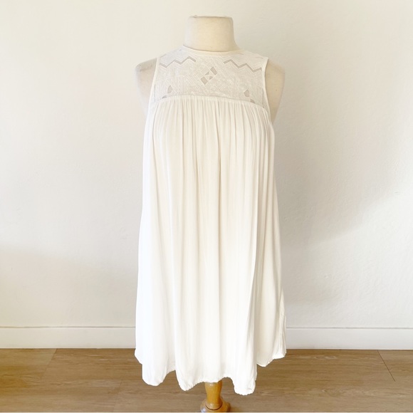Aritzia Dresses & Skirts - Aritzia Wilfred Allier Boho Peasant Dress in White Oak | Small